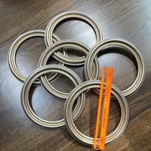 3 12 inch  frames for crafting. No glass included. Bought these in 80s/90s